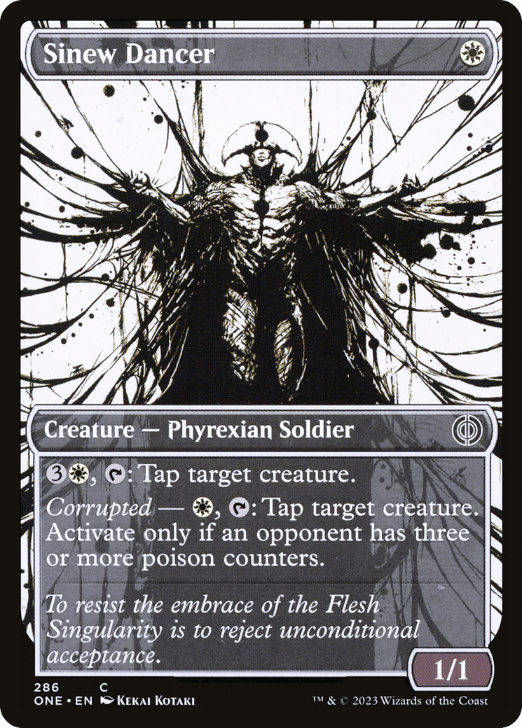 Sinew Dancer (Showcase Ichor) [Phyrexia: All Will Be One] MTG Single Magic: The Gathering  | Multizone: Comics And Games