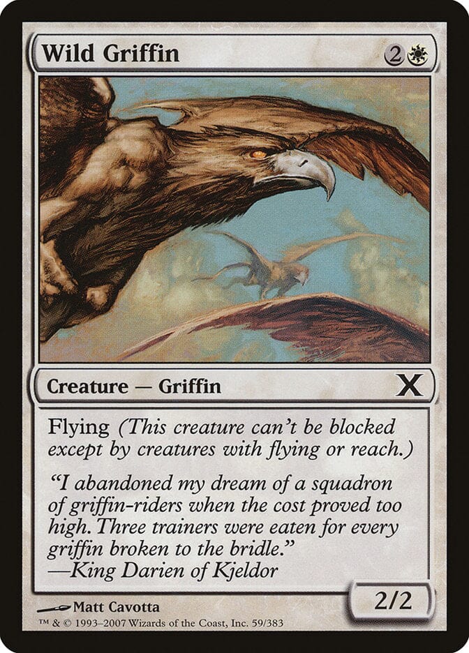 Wild Griffin [Tenth Edition] MTG Single Magic: The Gathering  | Multizone: Comics And Games