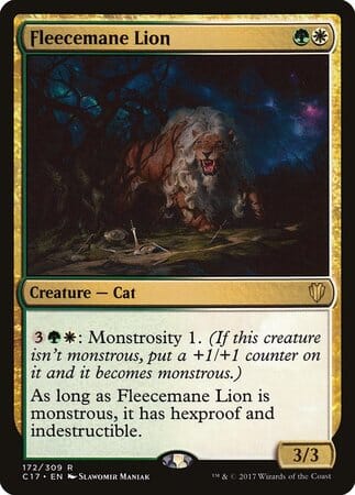 Fleecemane Lion [Commander 2017] MTG Single Magic: The Gathering  | Multizone: Comics And Games