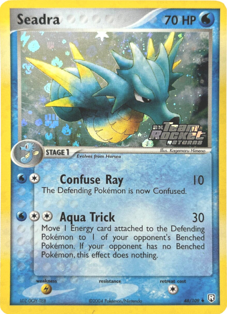 Seadra (48/109) (Stamped) [EX: Team Rocket Returns] Pokemon Single Pokémon  | Multizone: Comics And Games