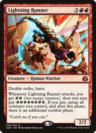 Lightning Runner [Aether Revolt] MTG Single Magic: The Gathering  | Multizone: Comics And Games