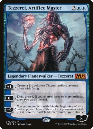 Tezzeret, Artifice Master [Core Set 2019] MTG Single Magic: The Gathering  | Multizone: Comics And Games