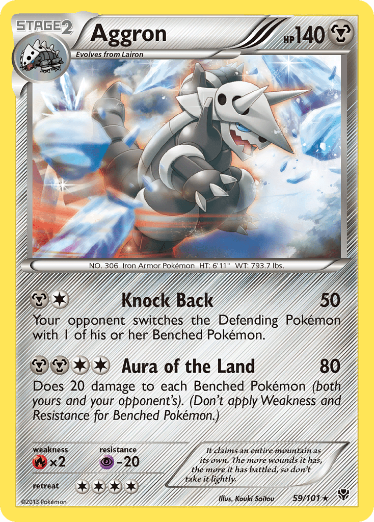 Aggron (59/101) [Black & White: Plasma Blast] Pokemon Single Pokémon  | Multizone: Comics And Games