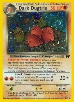 Dark Dugtrio (6/82) [Team Rocket Unlimited] Pokemon Single Pokémon  | Multizone: Comics And Games
