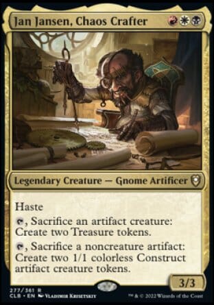 Jan Jansen, Chaos Crafter [Commander Legends: Battle for Baldur's Gate] MTG Single Magic: The Gathering  | Multizone: Comics And Games