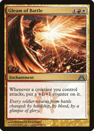 Gleam of Battle [Dragon's Maze] MTG Single Magic: The Gathering  | Multizone: Comics And Games