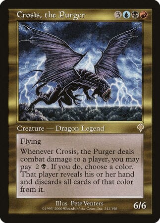 Crosis, the Purger [Invasion] MTG Single Magic: The Gathering  | Multizone: Comics And Games