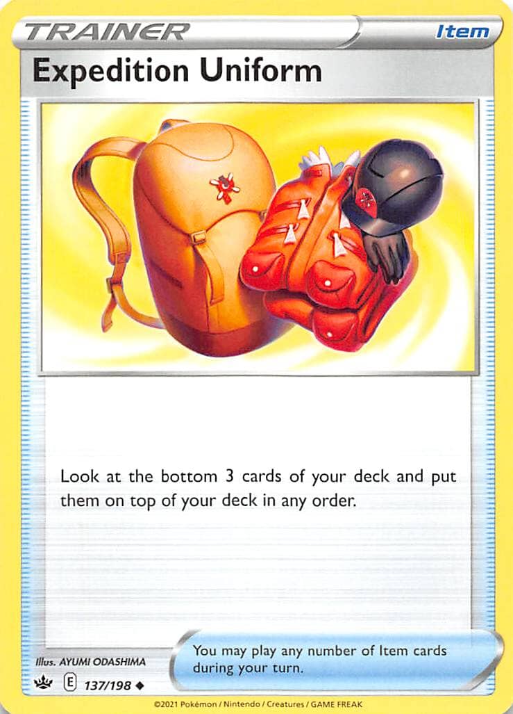 Expedition Uniform (137/198) [Sword & Shield: Chilling Reign] Pokemon Single Pokémon  | Multizone: Comics And Games