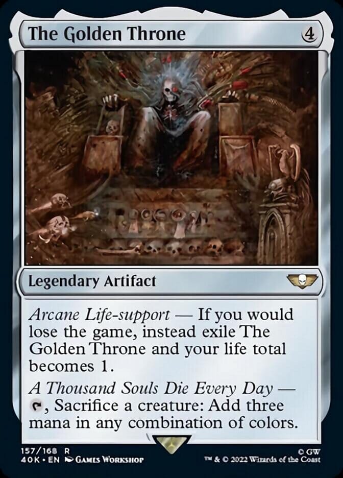 The Golden Throne [Universes Beyond: Warhammer 40,000] MTG Single Magic: The Gathering  | Multizone: Comics And Games
