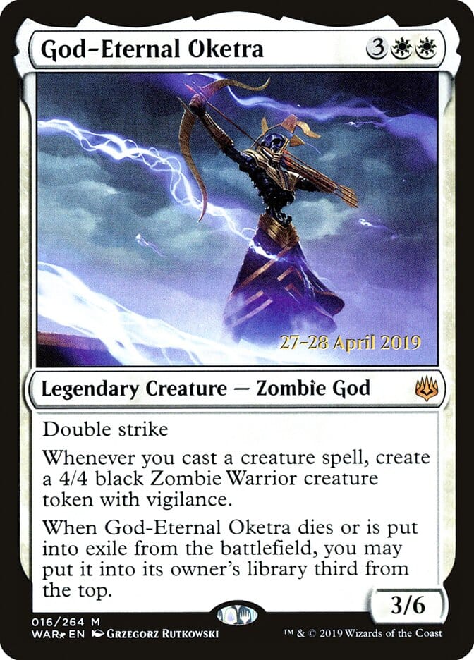 God-Eternal Oketra [War of the Spark Prerelease Promos] MTG Single Magic: The Gathering  | Multizone: Comics And Games