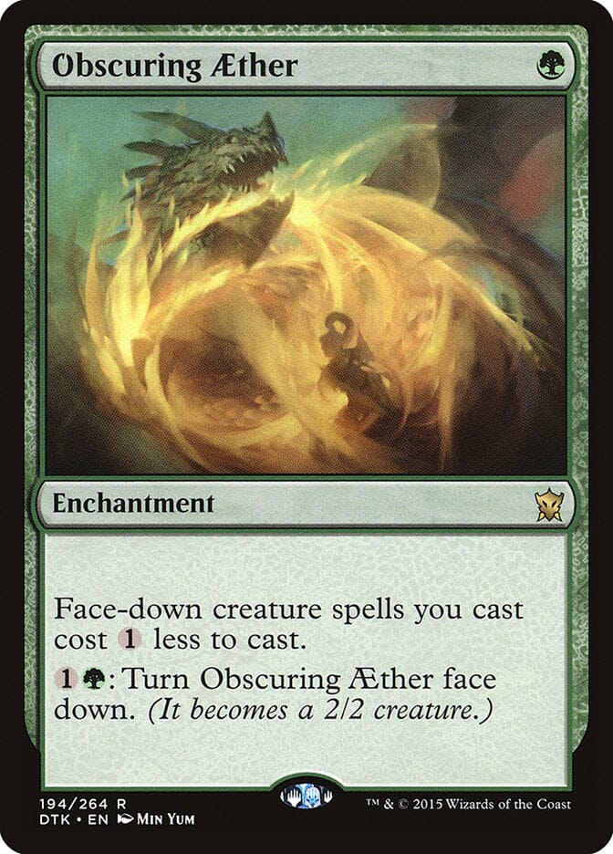 Obscuring Aether [Dragons of Tarkir] MTG Single Magic: The Gathering  | Multizone: Comics And Games