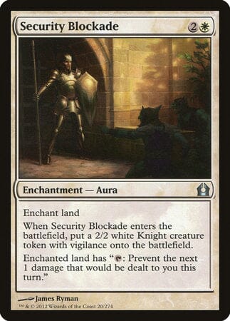 Security Blockade [Return to Ravnica] MTG Single Magic: The Gathering  | Multizone: Comics And Games