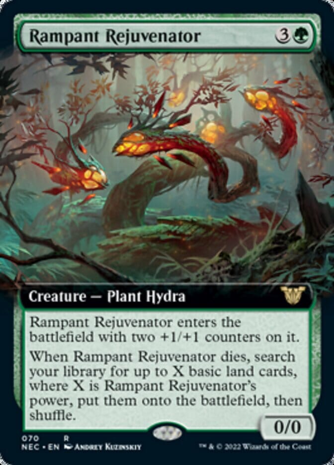 Rampant Rejuvenator (Extended) [Kamigawa: Neon Dynasty Commander] MTG Single Magic: The Gathering  | Multizone: Comics And Games