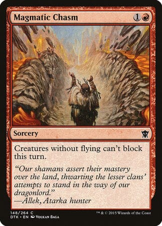 Magmatic Chasm [Dragons of Tarkir] MTG Single Magic: The Gathering  | Multizone: Comics And Games