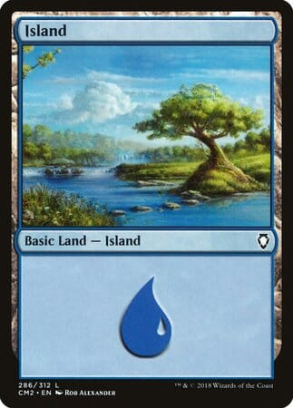 Island (286) [Commander Anthology Volume II] MTG Single Magic: The Gathering  | Multizone: Comics And Games