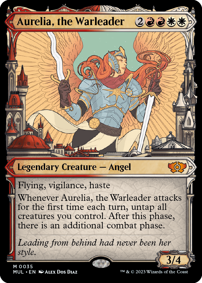 Aurelia, the Warleader [Multiverse Legends] MTG Single Magic: The Gathering  | Multizone: Comics And Games