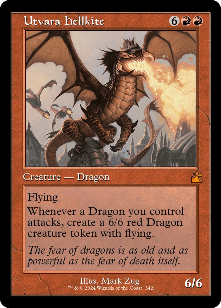 Utvara Hellkite (Retro Frame) [Ravnica Remastered] MTG Single Magic: The Gathering  | Multizone: Comics And Games