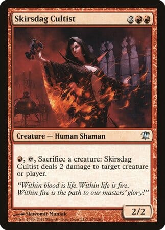 Skirsdag Cultist [Innistrad] MTG Single Magic: The Gathering  | Multizone: Comics And Games