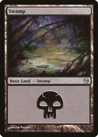 Swamp (104) [Duels of the Planeswalkers] MTG Single Magic: The Gathering  | Multizone: Comics And Games