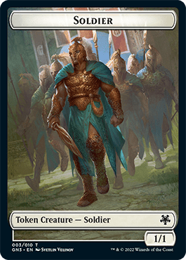 Soldier // Drake Double-Sided Token [Game Night: Free-for-All Tokens] MTG Single Magic: The Gathering  | Multizone: Comics And Games