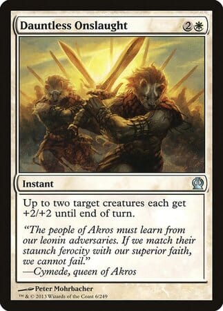 Dauntless Onslaught [Theros] MTG Single Magic: The Gathering  | Multizone: Comics And Games