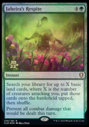 Jaheira's Respite [Commander Legends: Battle for Baldur's Gate Prerelease Promos] MTG Single Magic: The Gathering  | Multizone: Comics And Games