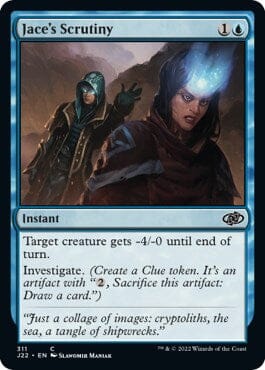 Jace's Scrutiny [Jumpstart 2022] MTG Single Magic: The Gathering  | Multizone: Comics And Games