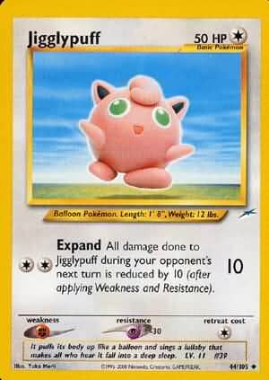Jigglypuff (44/105) [Neo Destiny Unlimited] Pokemon Single Pokémon  | Multizone: Comics And Games