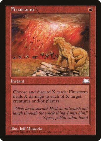 Firestorm [Weatherlight] MTG Single Magic: The Gathering  | Multizone: Comics And Games