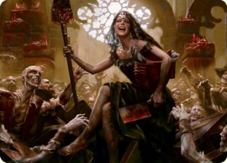Gisa, Glorious Resurrector Art Card [Innistrad: Midnight Hunt Art Series] MTG Single Magic: The Gathering  | Multizone: Comics And Games