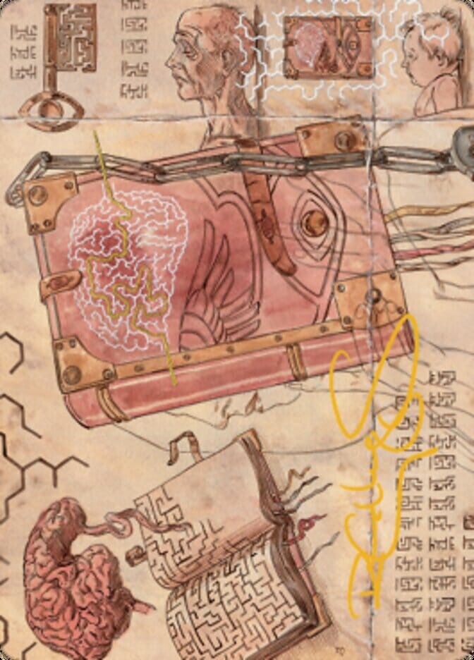 Mazemind Tome Art Card (Gold-Stamped Signature) [The Brothers' War Art Series] MTG Single Magic: The Gathering  | Multizone: Comics And Games