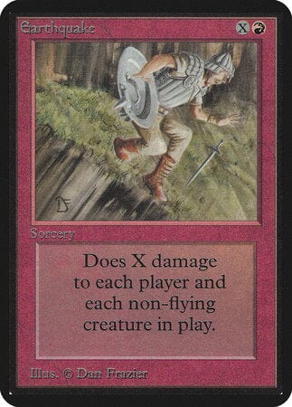 Earthquake [Limited Edition Alpha] MTG Single Magic: The Gathering  | Multizone: Comics And Games