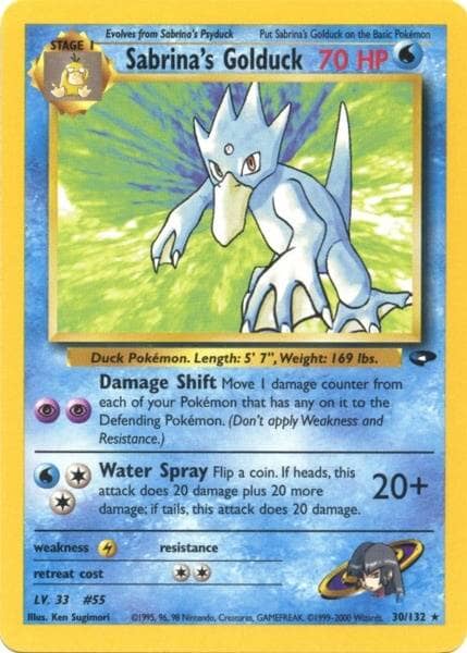 Sabrina's Golduck (30/132) [Gym Challenge Unlimited] Pokemon Single Pokémon  | Multizone: Comics And Games