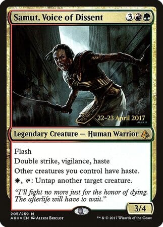 Samut, Voice of Dissent [Amonkhet Promos] MTG Single Magic: The Gathering  | Multizone: Comics And Games