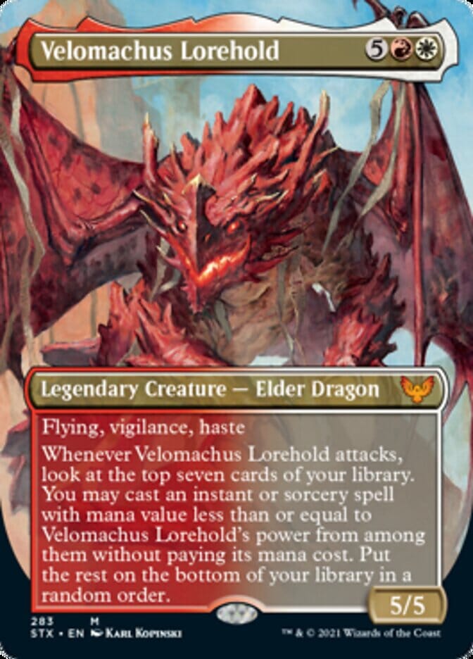 Velomachus Lorehold (Extended) [Strixhaven: School of Mages] MTG Single Magic: The Gathering  | Multizone: Comics And Games