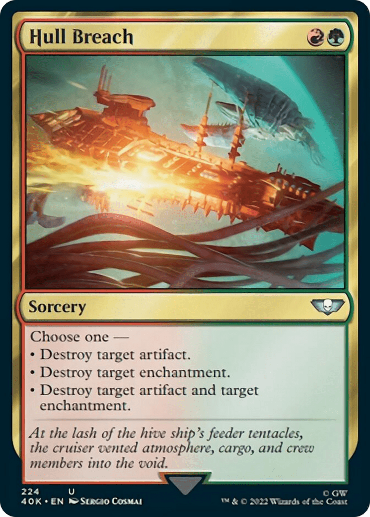 Hull Breach [Universes Beyond: Warhammer 40,000] MTG Single Magic: The Gathering  | Multizone: Comics And Games