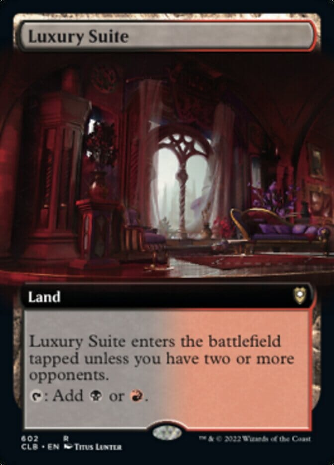 Luxury Suite (Extended Art) [Commander Legends: Battle for Baldur's Gate] MTG Single Magic: The Gathering  | Multizone: Comics And Games