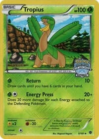 Tropius (5/101) (National Championship Staff Promo) [Black & White: Plasma Blast] Pokemon Single Pokémon  | Multizone: Comics And Games
