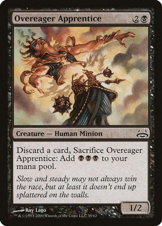 Overeager Apprentice [Duel Decks: Divine vs. Demonic] MTG Single Magic: The Gathering  | Multizone: Comics And Games