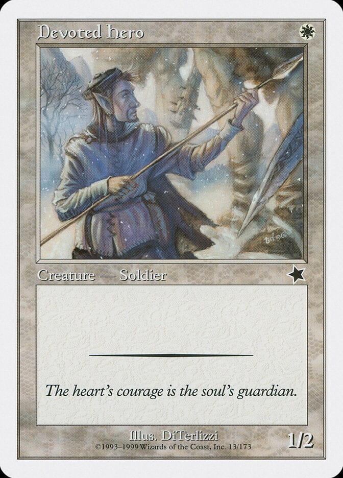 Devoted Hero [Starter 1999] MTG Single Magic: The Gathering  | Multizone: Comics And Games