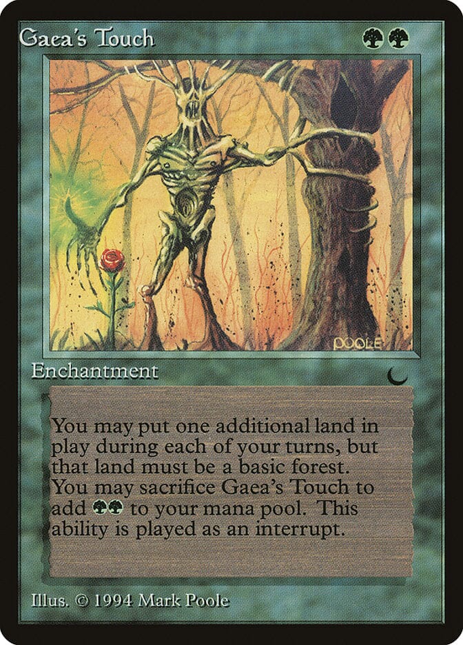 Gaea's Touch (Misprinted) [The Dark] MTG Single Magic: The Gathering  | Multizone: Comics And Games