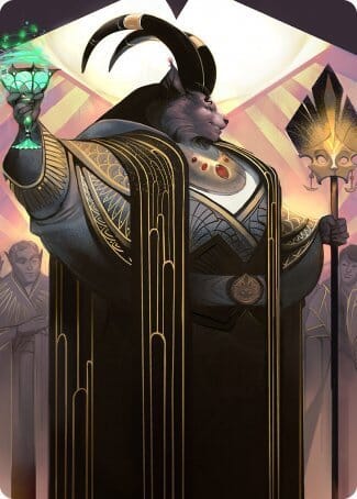Jetmir, Nexus of Revels 2 Art Card [Streets of New Capenna Art Series] MTG Single Magic: The Gathering  | Multizone: Comics And Games