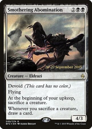 Smothering Abomination [Battle for Zendikar Promos] MTG Single Magic: The Gathering  | Multizone: Comics And Games