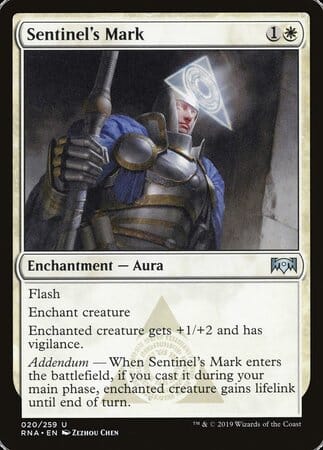 Sentinel's Mark [Ravnica Allegiance] MTG Single Magic: The Gathering  | Multizone: Comics And Games