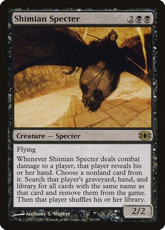 Shimian Specter [Future Sight] MTG Single Magic: The Gathering  | Multizone: Comics And Games