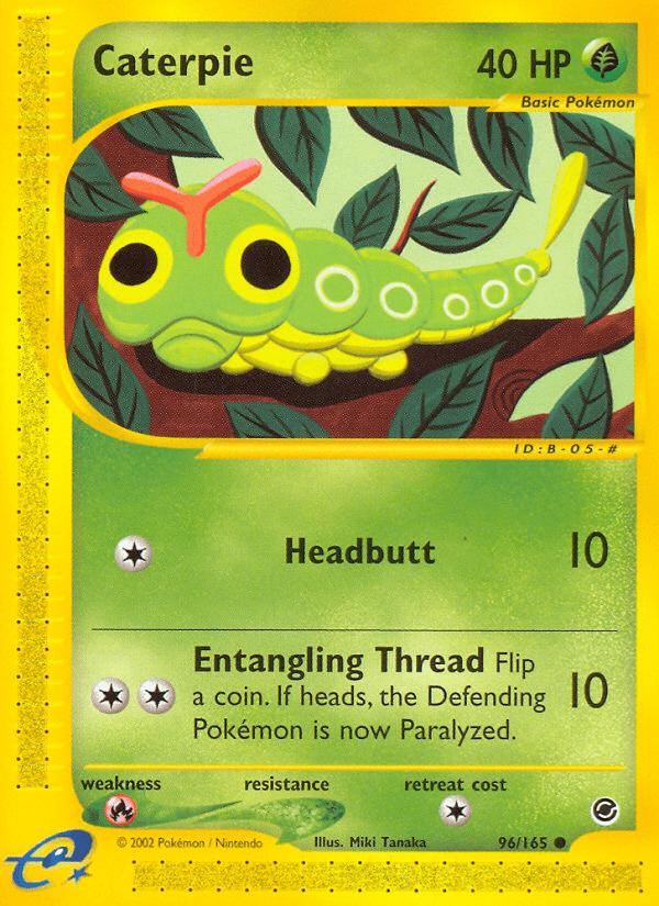 Caterpie (96/165) [Expedition: Base Set] Pokemon Single Pokémon  | Multizone: Comics And Games