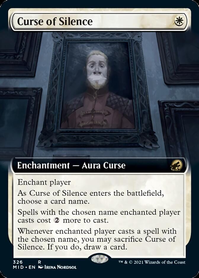 Curse of Silence (Extended) [Innistrad: Midnight Hunt] MTG Single Magic: The Gathering  | Multizone: Comics And Games
