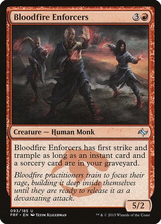 Bloodfire Enforcers [Fate Reforged] MTG Single Magic: The Gathering  | Multizone: Comics And Games