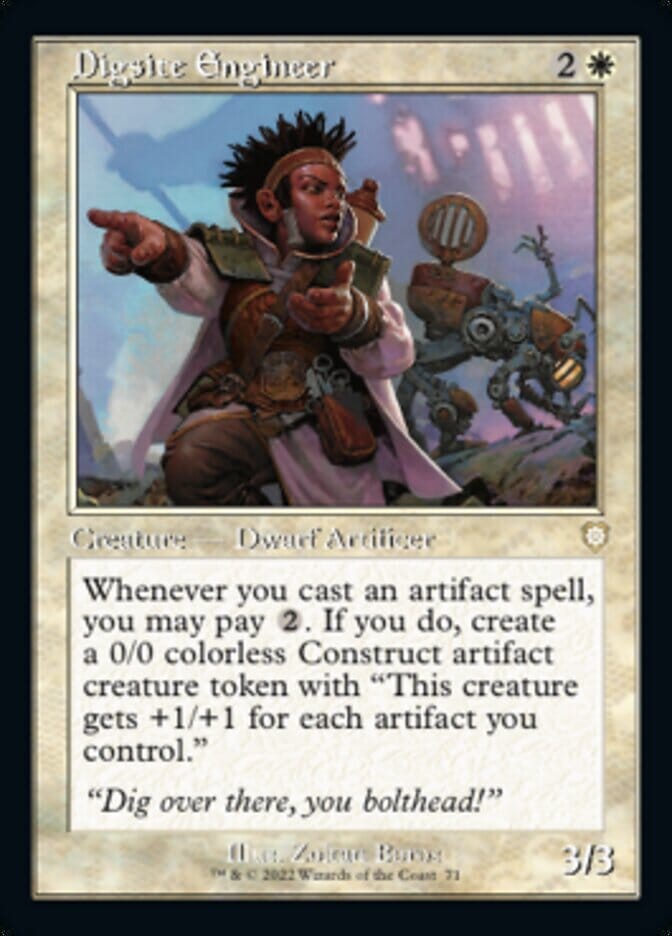 Digsite Engineer (Retro) [The Brothers' War Commander] MTG Single Magic: The Gathering  | Multizone: Comics And Games