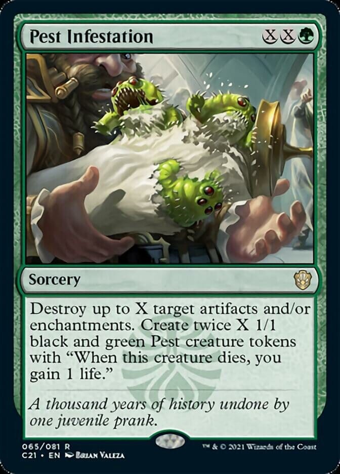 Pest Infestation [Commander 2021] MTG Single Magic: The Gathering  | Multizone: Comics And Games